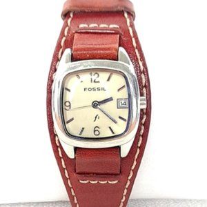 Fossil Watch Leather Band Working Battery
